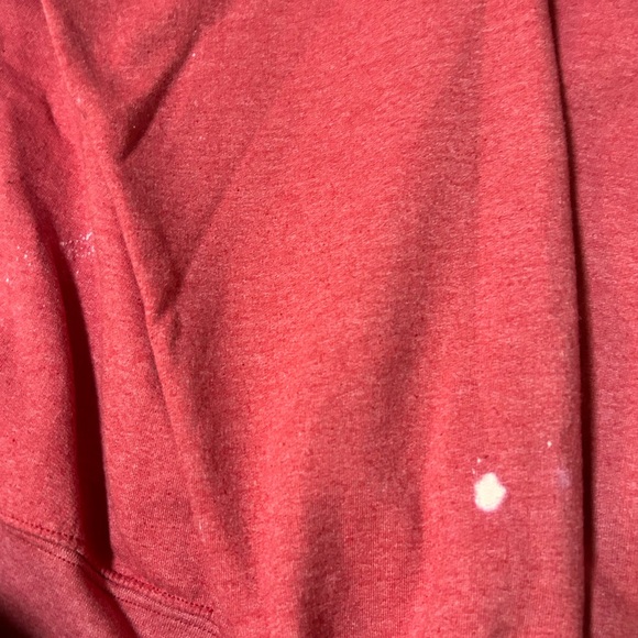 Women’s Be Merry Gildan Santa Bleach Sweatshirt 2XL Red - Picture 13 of 13